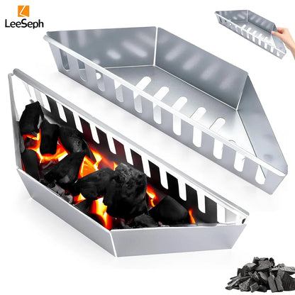 Leeseph Stainless Steel Charcoal Basket for BBQ Grills - Smarsty