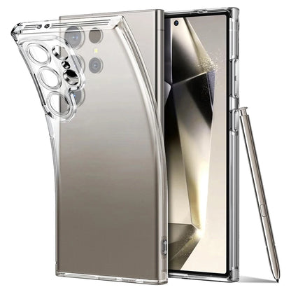 Clear Silicone Case for Galaxy S24 S23 S22 S21 Ultra - Smarsty
