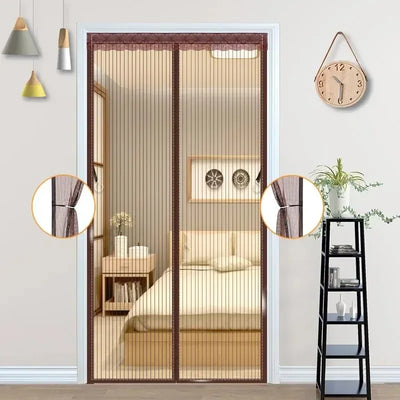 Heavy Duty Magnetic Screen Door Mesh Curtain for Bug Protection - Smarsty