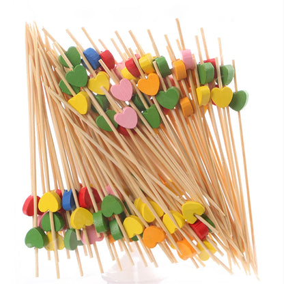 Bamboo Skewers 100Pcs for Parties and Events - Smarsty