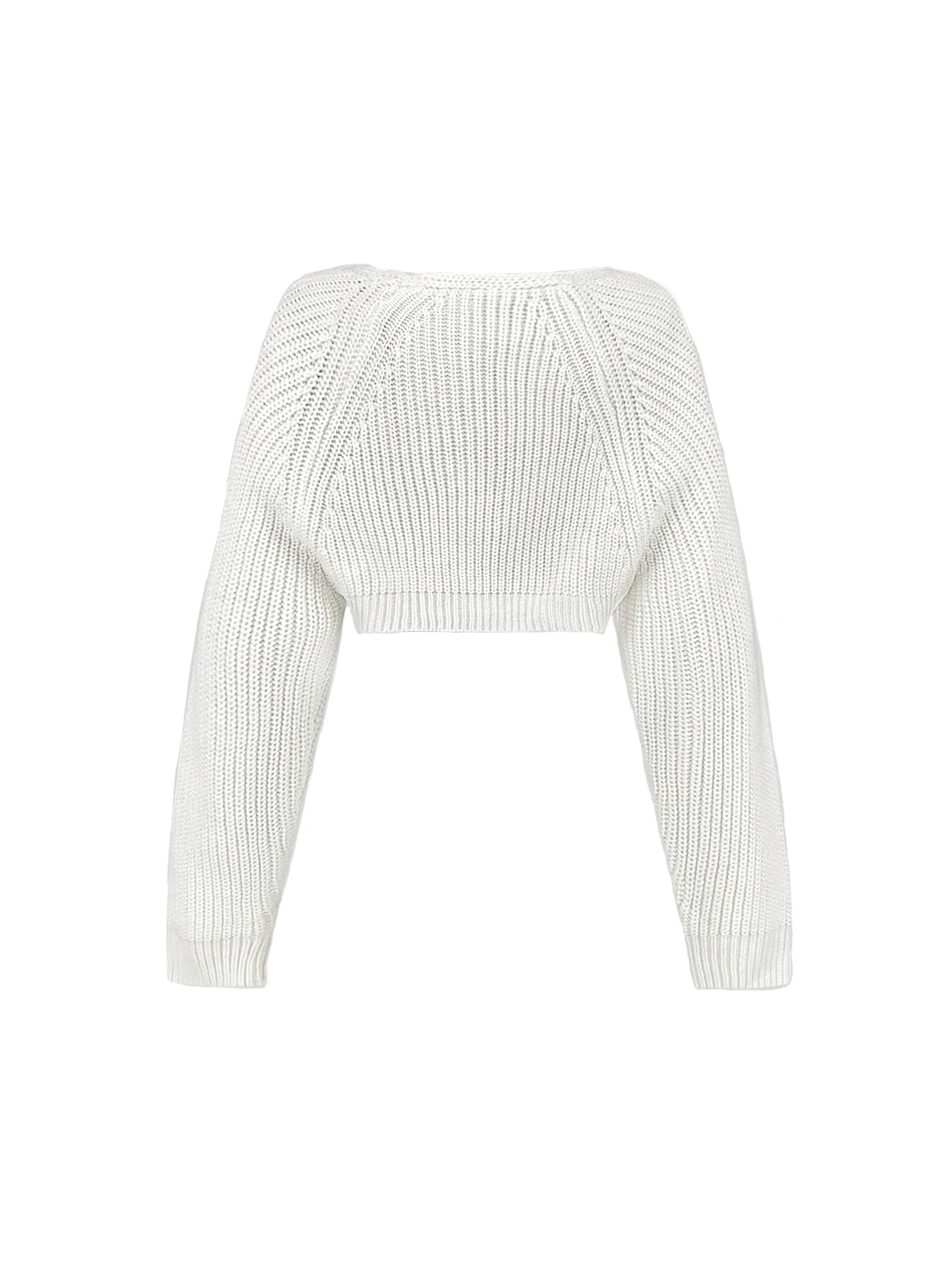 Shrug Raglan Sleeve Open Front Cardigan Elegant Solid Color Ribbed Knitted Cardigan For Spring & Fall Women's Clothing