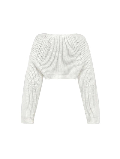 Shrug Raglan Sleeve Open Front Cardigan Elegant Solid Color Ribbed Knitted Cardigan For Spring & Fall Women's Clothing - Smarsty