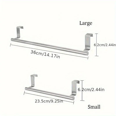 Over Door Stainless Steel Towel Rack for Kitchens - Smarsty