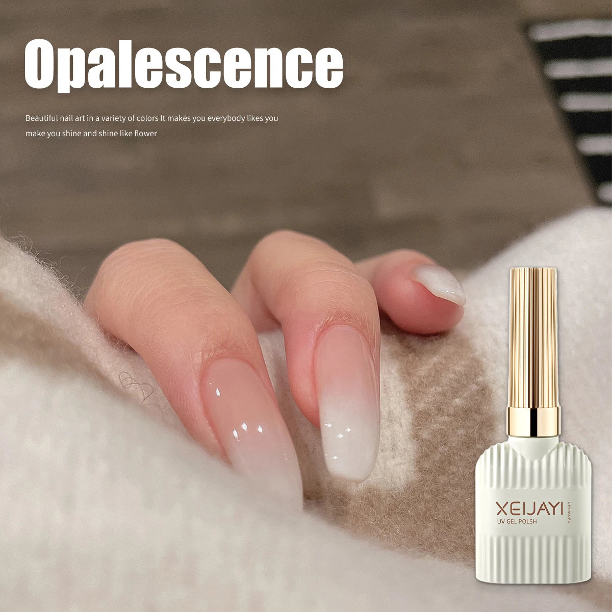 Milky White Gel Nail Polish for Professional Nail Art - Smarsty