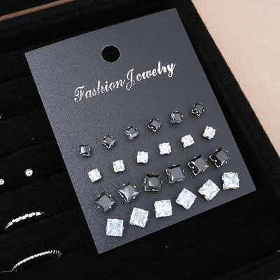 Silver Chic Jewelry Set For Women With Pearl Necklaces - Smarsty