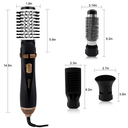 Hatteker Hot Air Brush Hair Dryer with Strong Wind - Smarsty