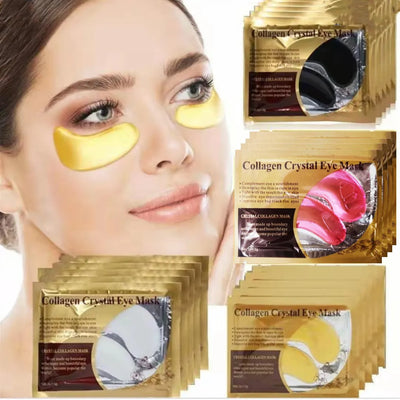 Gold Collagen Crystal Eye Masks for Firming and Moisturizing - Smarsty