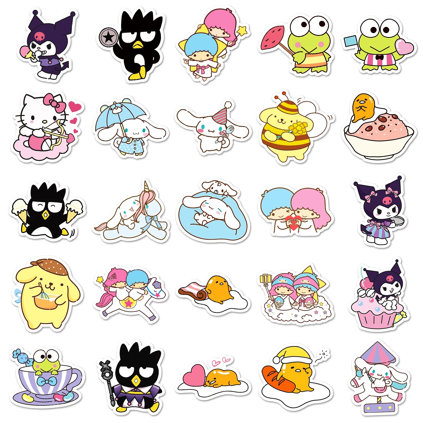 MINISO Cute Sanrio Family Stickers for DIY Projects - Smarsty