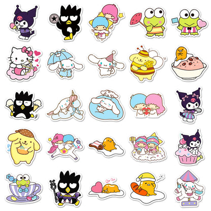 MINISO Cute Sanrio Family Stickers for DIY Projects - Smarsty