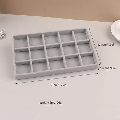 Velvet Jewelry Organizer Box for Rings and Necklaces - Smarsty