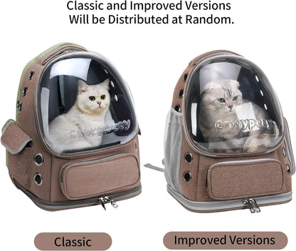 Transparent Folding Pet Carrier Backpack for Travel - Smarsty