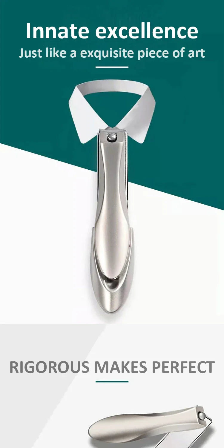 Stainless Steel Nail Clippers with Anti Splash Design - Smarsty