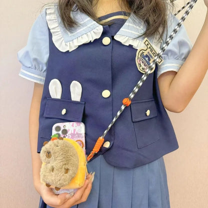 Capybara Plush Cartoon Shoulder Bag Large Capacity Unisex - Smarsty
