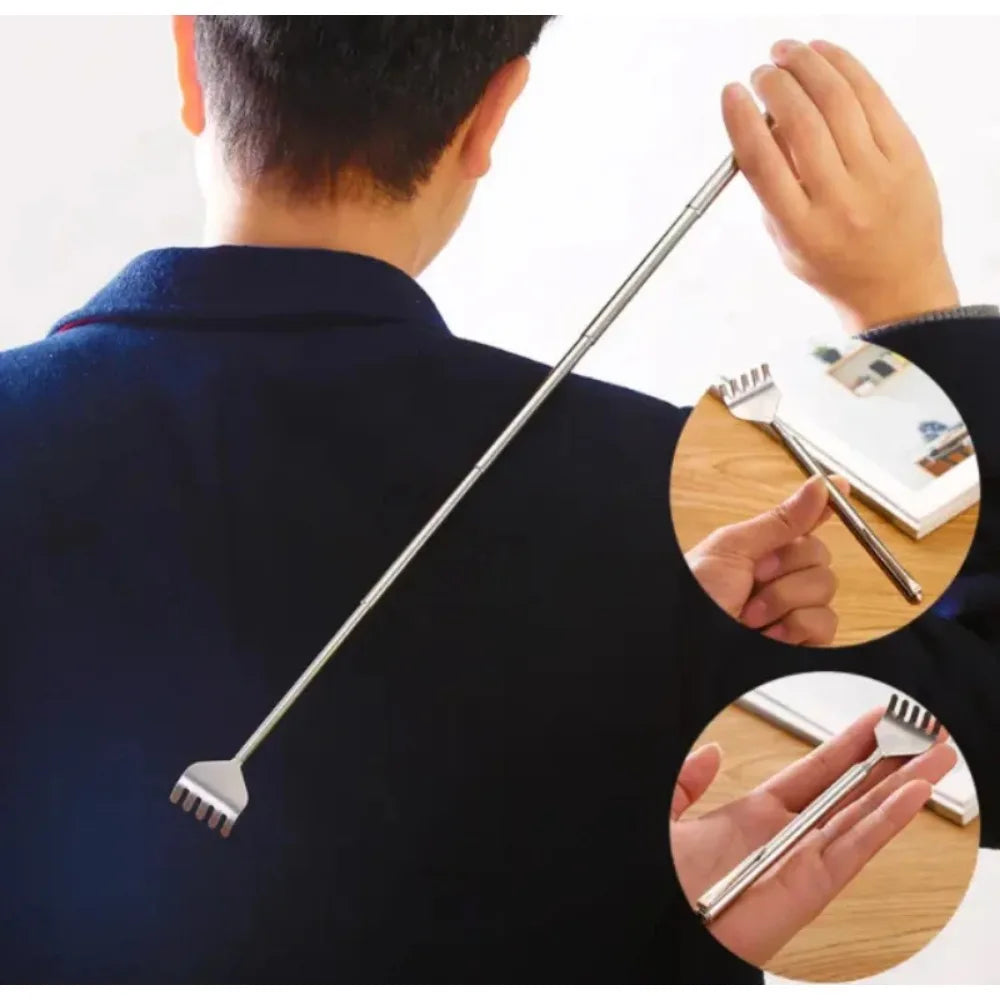 Telescopic Stainless Steel Back Scratcher for Relaxation - Smarsty