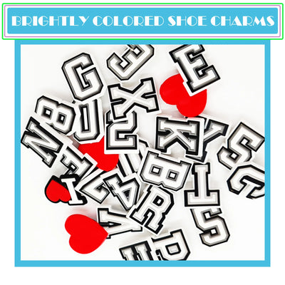 39/78Pcs Alphabet Letter Series Shoe Charms For Croc DIY Decoration Premium Quality Popular Charms Accessories for Beach Bag - Smarsty