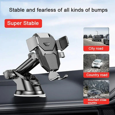 Universal Car Phone Holder With 360 Degree Pivot Mount - Smarsty