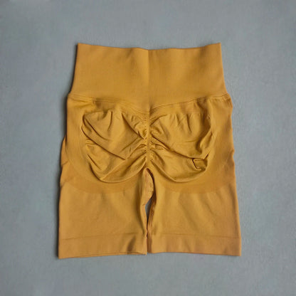 Yoga Shorts Women Sports Shorts Seamless Gym Workout Shorts High Waist Push Up Fitness Sports Shorts Cycling Shorts - Smarsty