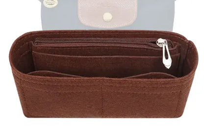 Bag Organizer for Small Tote Bag Timid Bag Storage & Finishing Inner Bag Liner Handbags Insert Organizer fit Mini Size