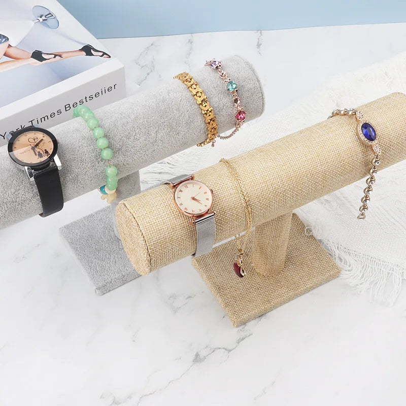 Velvet Jewelry Display Stand for Necklaces and Bracelets - Smarsty