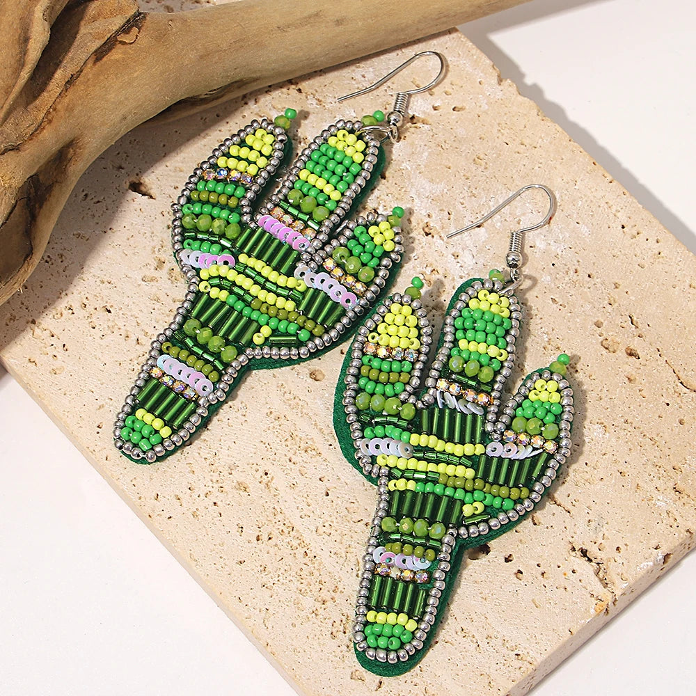 Handmade Bohemian Starfish Drop Earrings for Women - Smarsty