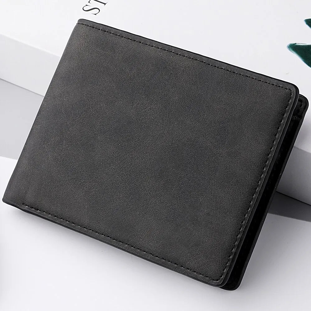 2025 New Wallet Men Short Dollar Clip Zipper Simple Soft Leather Lightweight - Smarsty