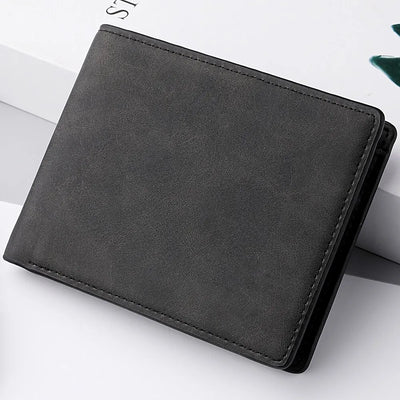2025 New Wallet Men Short Dollar Clip Zipper Simple Soft Leather Lightweight - Smarsty