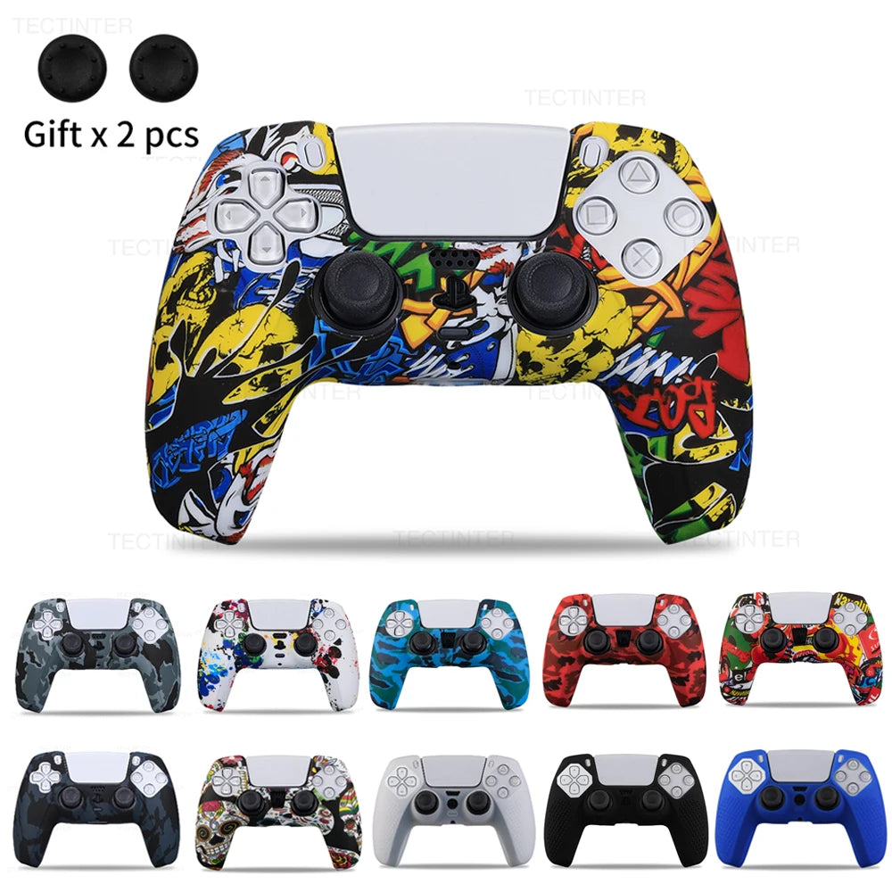 Silicone Protective Cover for PS5 Controller Anti-Slip Grip - Smarsty