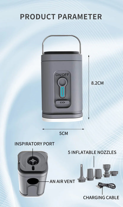 Portable Wireless Air Pump Inflator for Inflatables - Smarsty