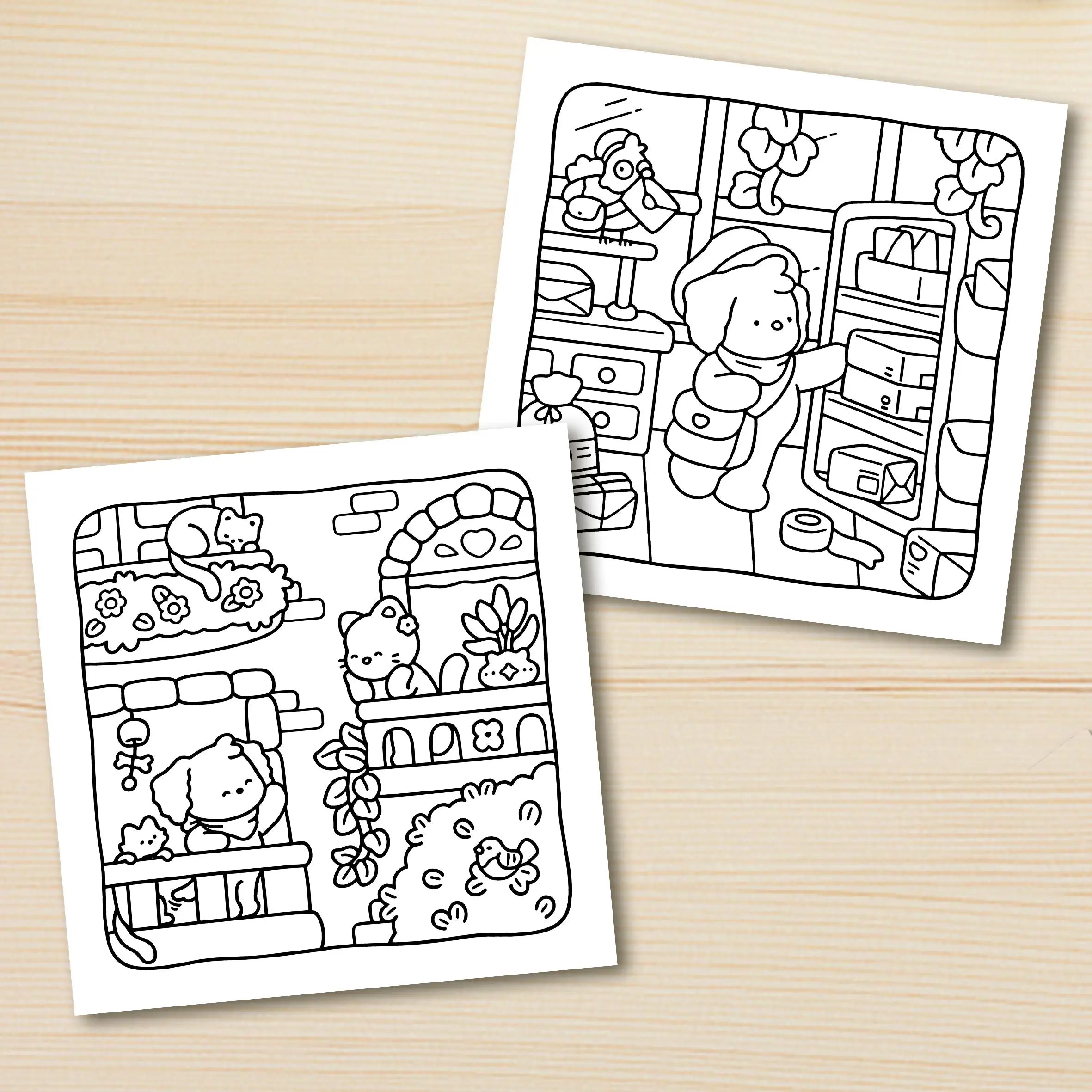 CALM DAYS Bold-easy Patterns Coloring Book for Adults Cute Drawing Book Perfect Gift for Party and Birthday - Smarsty