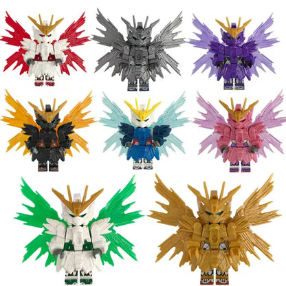 building blocks action doll mini city figures toys girls soldiers policeman robot worker fireman farmer cook movie characters
