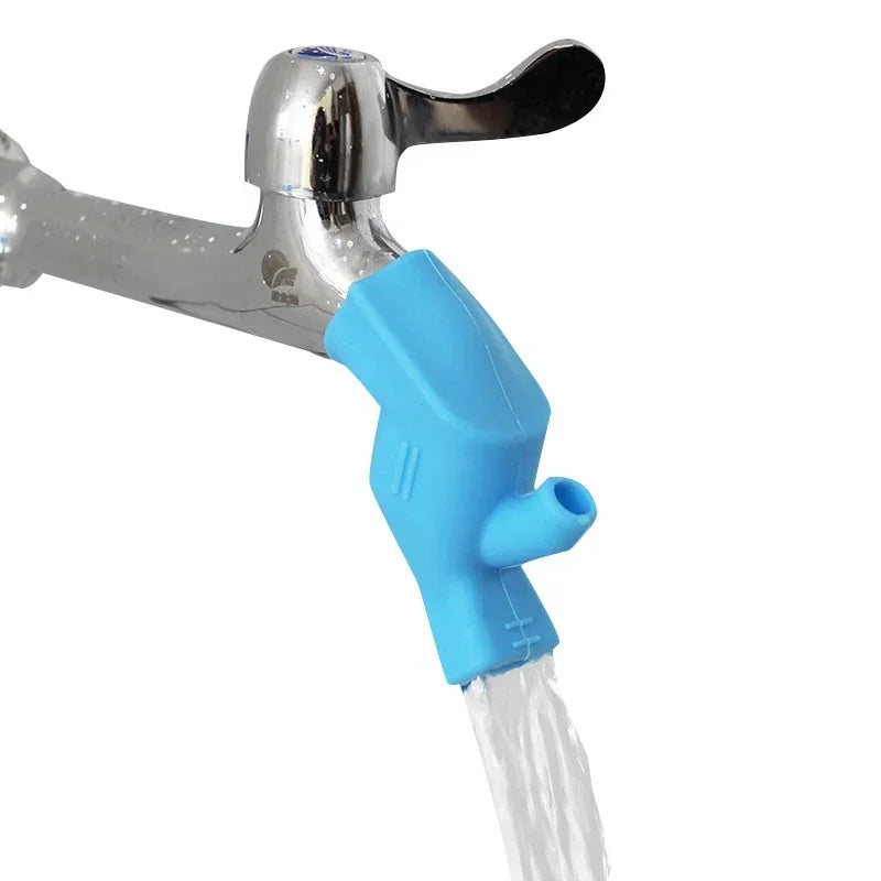 New High Elastic Silicone Water Tap Extension Sink Children Washing Device Bathroom Kitchen Sink Faucet Guide Faucet Extenders