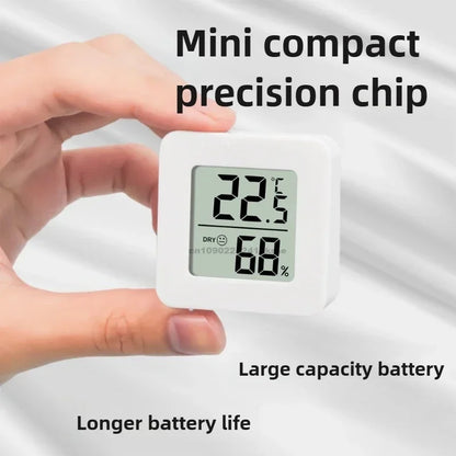 1/2/3/4/6PCS Mini LCD Digital Thermometer Hygrometer Indoor Room Temperature Humidity Meter Sensor Gauge Weather Station Set