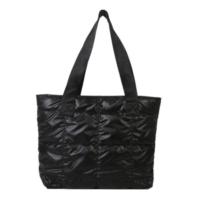 Women Tote Bag Large Capacity Cotton Padded Quilted Travel - Smarsty