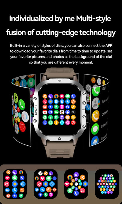Outdoor Sports Smart Watch with HD Screen and Bluetooth - Smarsty