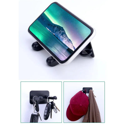 Wall Mounted Hair Dryer Holder Stainless Steel Organizer - Smarsty