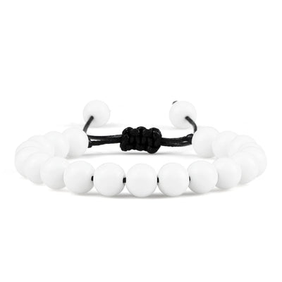 Adjustable 8mm Tiger Eye Beads Bracelet for Yoga Healing - Smarsty
