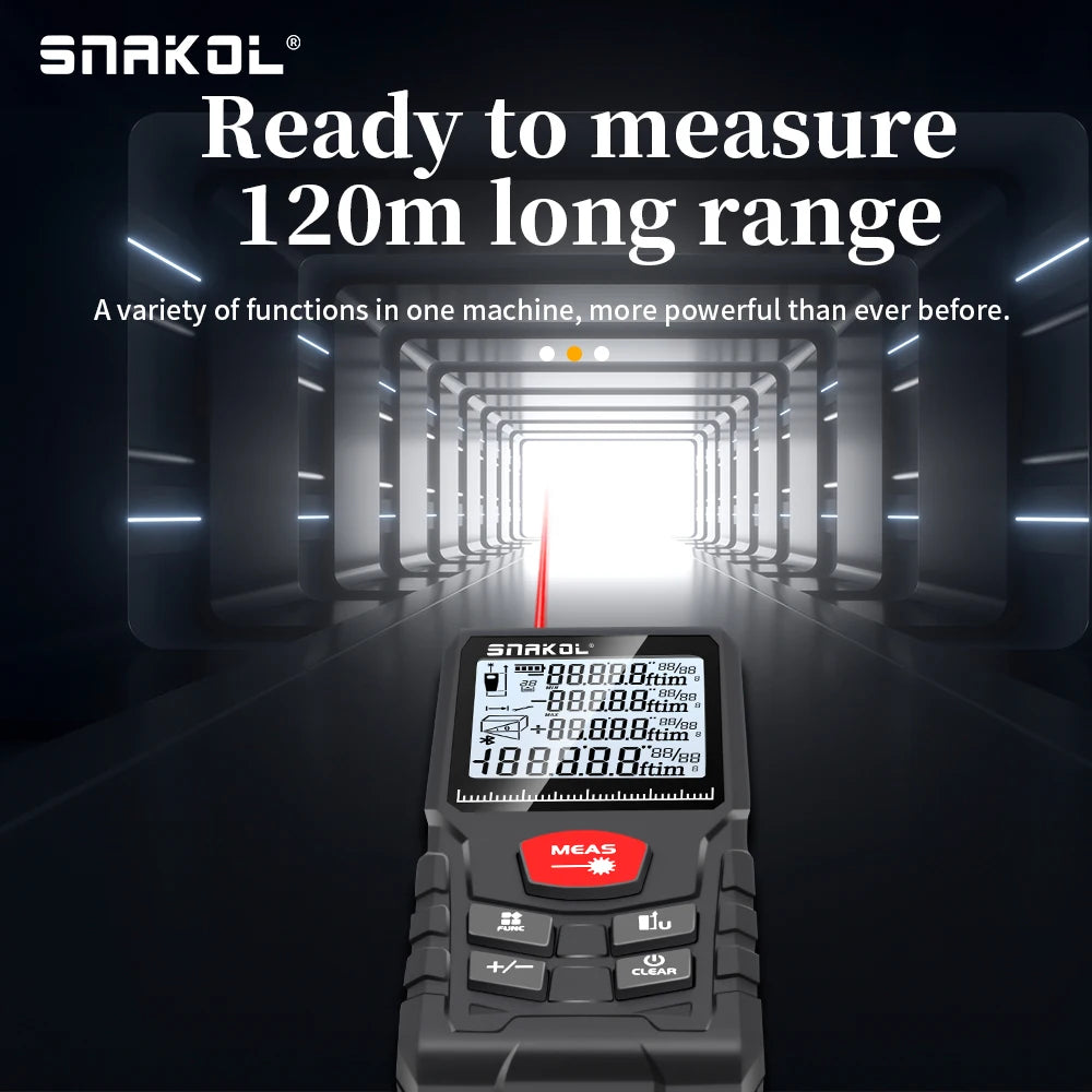 Snakol Laser Distance Meter with High Accuracy Measurement - Smarsty