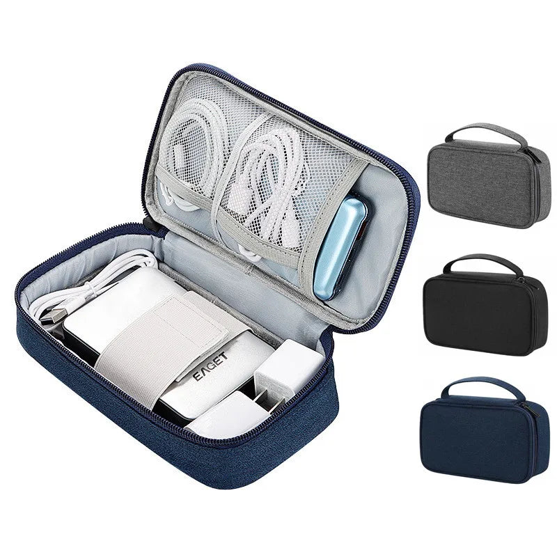 Travel Cable Organizer Case Zipper for Electronics - Smarsty