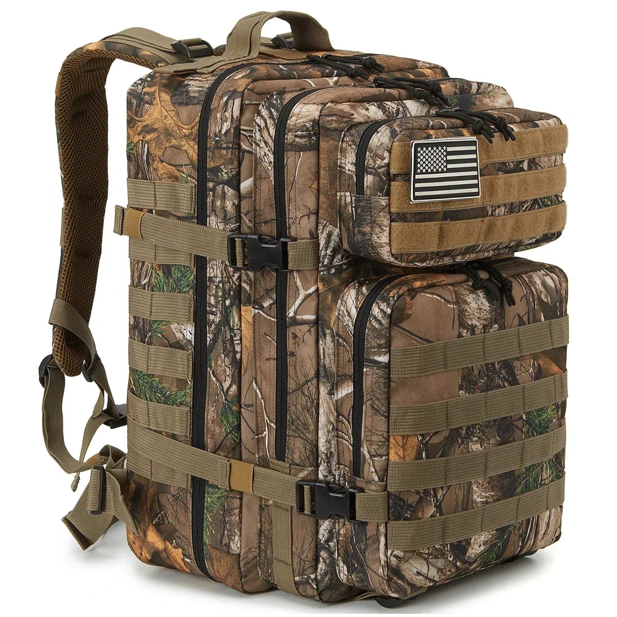 45L Tactical Backpack Large Capacity Outdoor Rucksack 3 Day Fitness Hiking Bag Hiking Camping Gear Backpacks - Smarsty