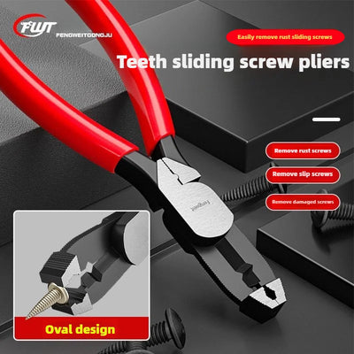 slip-tooth screw pliers Screw removal pliers slip-wire pliers Carp slip-wire screw pliers rusty wire removal pliers - Smarsty