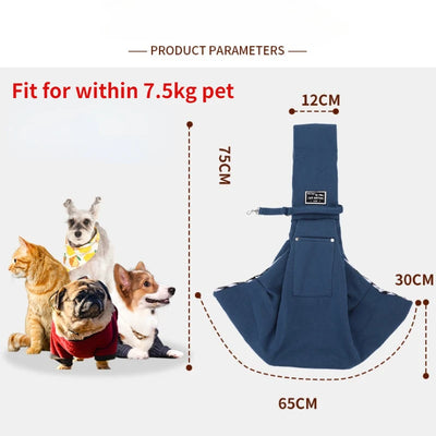 Comfortable Dog Sling Carrier Bag for Travel - Smarsty