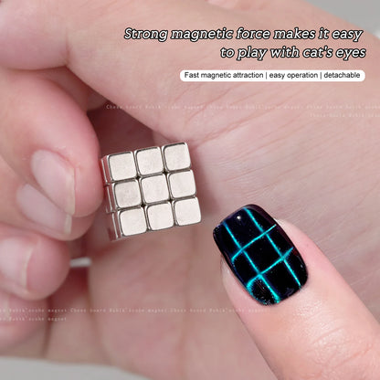 27pcs Cat Eye Nail Art Magnets for Stunning Designs - Smarsty