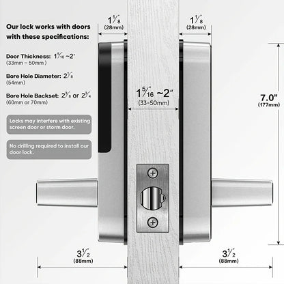 Smart Fingerprint Door Lock with WiFi Remote Access - Smarsty