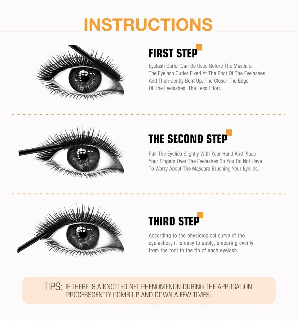 Lengthening 3D Mascara for Thick Natural Lashes - Smarsty