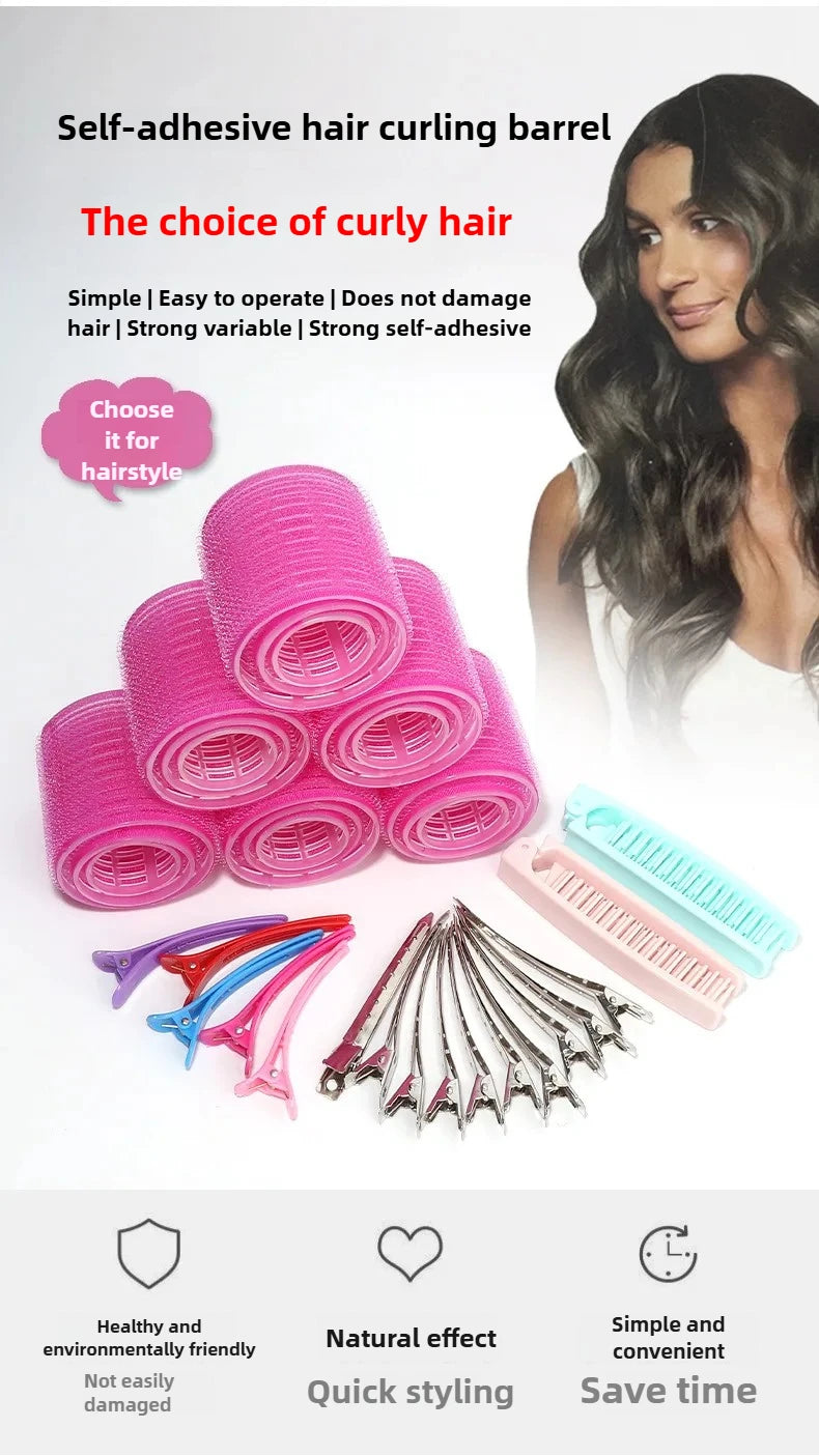 Heatless Hair Roller Set for Effortless Curls - Smarsty