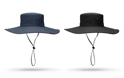 New Sun Protection Fishing Hat Summer Breathable Mesh Camping Hiking Caps Anti-UV Sun Hat Mountaineering Caps Men's Panama Hat by Smarsty