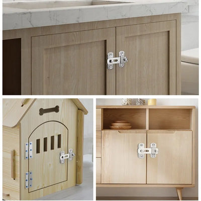 Sliding Barn Door Latch Sliding Right Angle Door Latch Door Bolt Wine Cooler Closet Window Door Latch Plug Baby Safety Latch - Smarsty