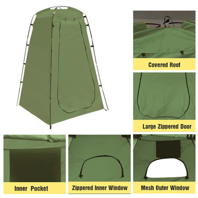 Westtune Portable Privacy Shower Tent Outdoor Waterproof Changing Room Shelter for Camping Hiking Beach Toilet Shower Bathroom by Smarsty