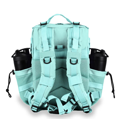 35L Tactical Backpack for Women Men Molle Outdoor Travel Camping Hiking Bag Sports Weekend Athlete Gym Rucksack Dual Cup Holders - Smarsty