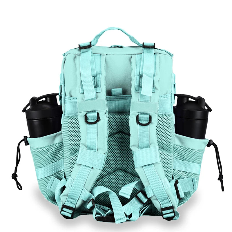 35L Tactical Backpack for Women Men Molle Outdoor Travel Camping Hiking Bag Sports Weekend Athlete Gym Rucksack Dual Cup Holders - Smarsty